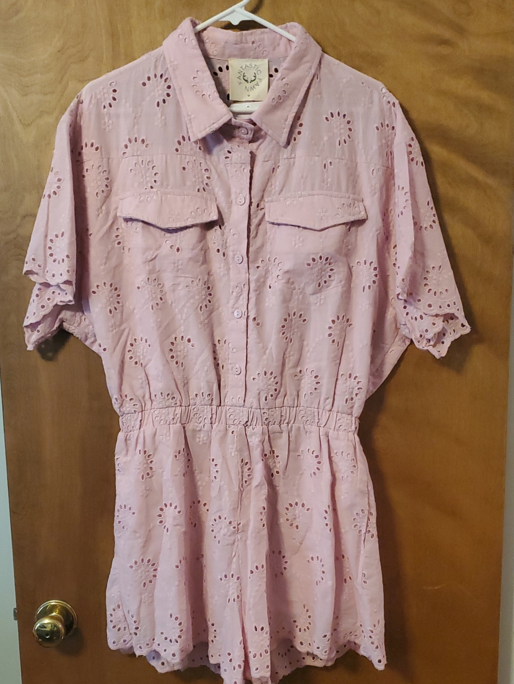 Eyelet Lace Romper